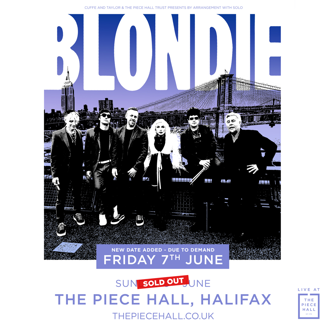 🎟 ON SALE: Rock and Roll Hall of Fame icons @BlondieOfficial will play two unmissable outdoor shows at The Piece Hall this summer! Bag tickets 👉 ow.ly/oxXB50QqpJi