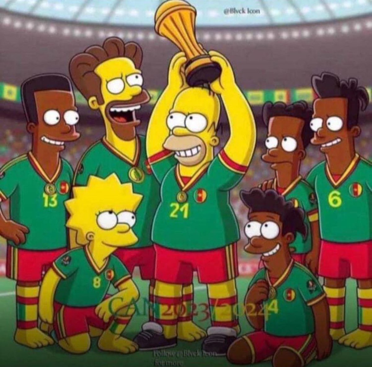 Les Simspons ont déjà parlé… 🏆🇨🇲

#CAN2023 #AFCON2023