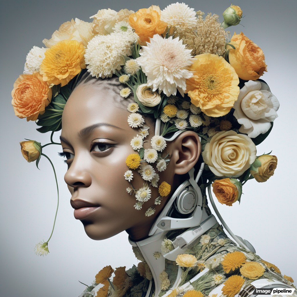 DanielBrow86839's tweet photo. Prompt: A random person with a head that is made of flowers, photo by James C. Leyendecker,Afrofuturism, studio portrait, dynamic pose, national geographic photo, retrofuturism,biomorphic
Model Link:https://t.co/dvI7PVKgUA
Guidance Scale:7.5
Steps:30
#imagepipeline #SDXL #AIart https://t.co/QCQV45F0ty