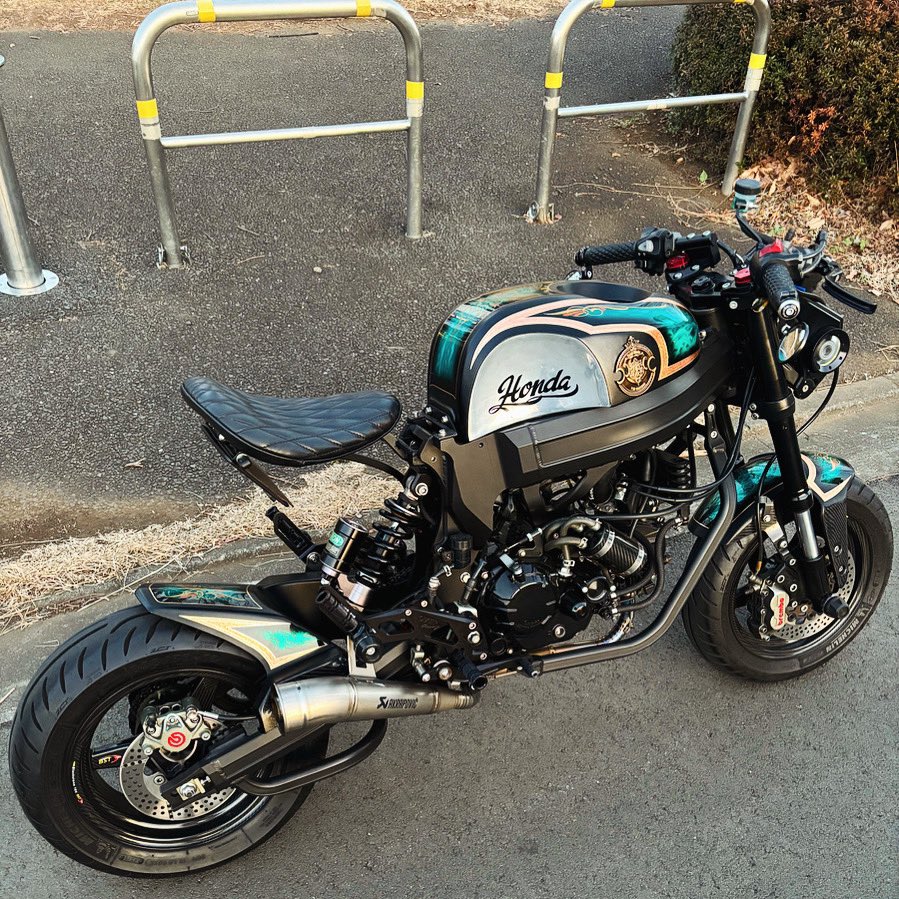 evox19881114's tweet photo. #gcraft
#overracing
#gc021
#グロム
#grom
#カフェレーサー
#ワンオフ https://t.co/QVHJ4pB1j6