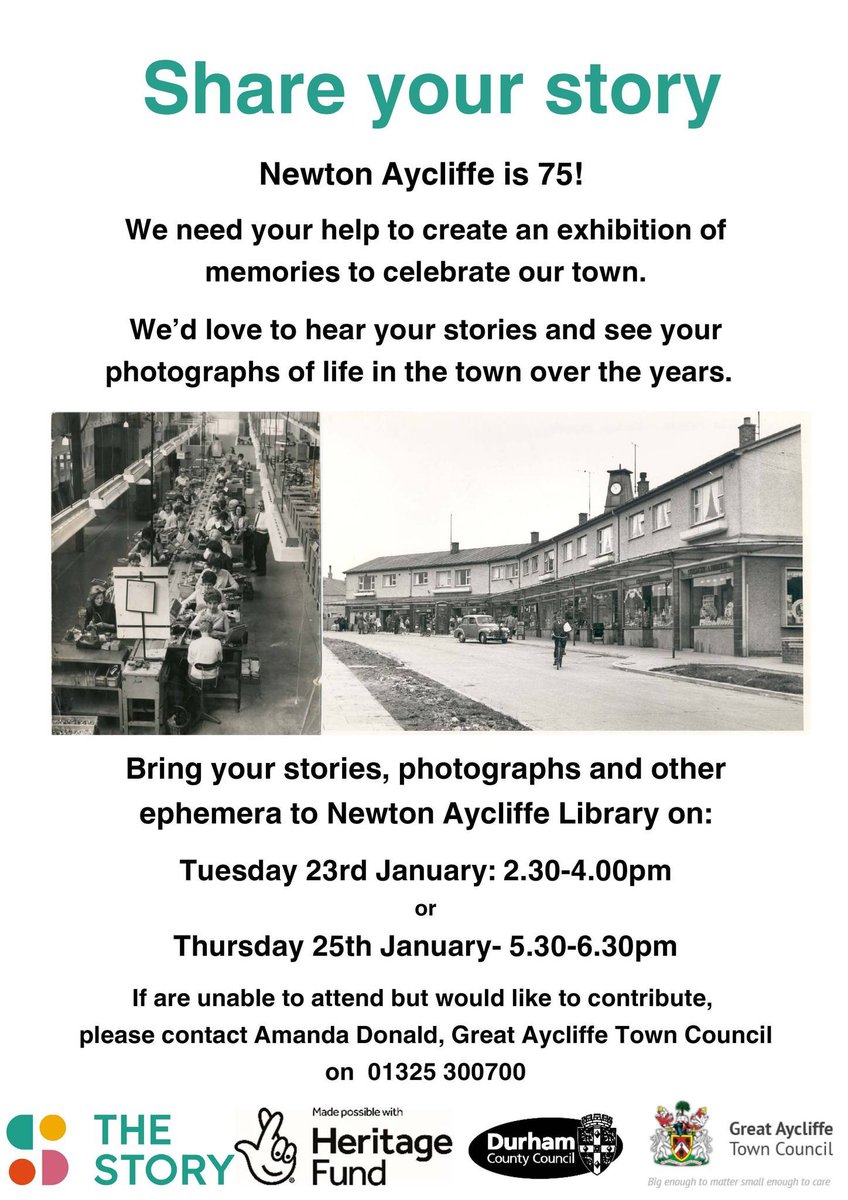 GreatAycliffeTC's tweet image. Come along and share your story...