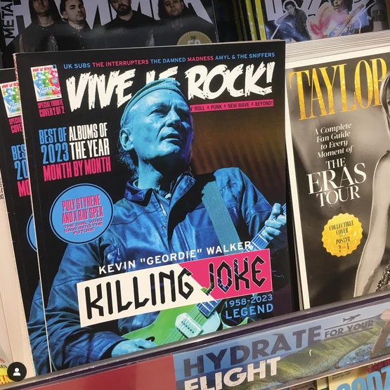 “..With plenty of ideas and experimentation at its heart, this subversive organisation needs close observation…” This fantastic @ViveLeRock1 issue dedicated to Geordie Walker of Killing Joke includes a brilliant review of our debut album ‘St. Lola’ - it’s such an honour!