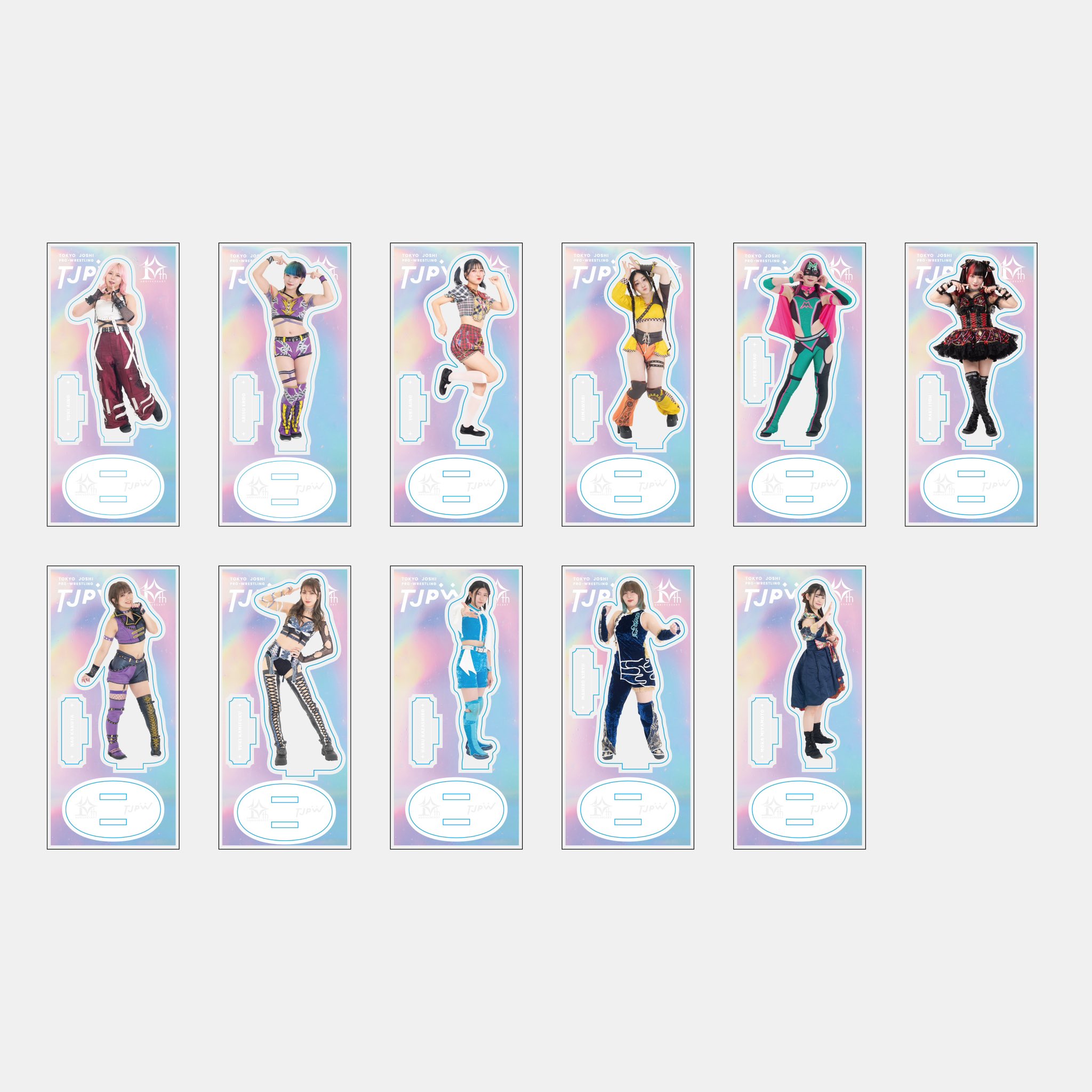 東京女子プロレス アクリルスタンド 10周年 オンクレ 東京女子プロレス
