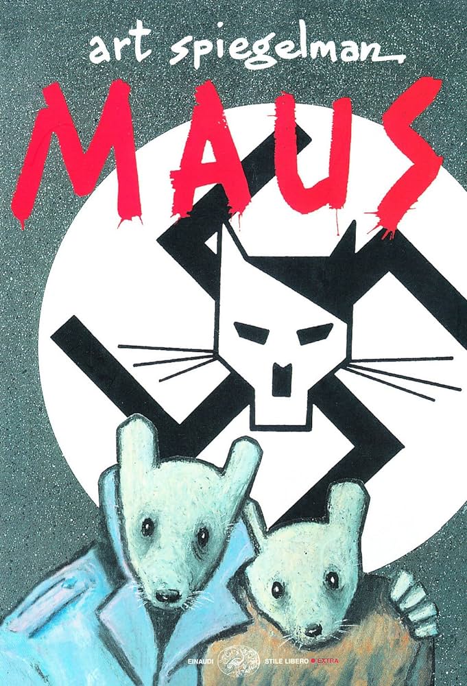 Con il gruppo di lettura Geranio stiamo leggendo 

Maus di Art Spiegelman, <a href="/Einaudieditore/">Einaudi editore</a>

 un fumetto dove si racconta di un sopravvissuto all'olocausto. 
Ci vediamo online il 12 febbraio, se volete il link mandatemi un messaggio privato <3