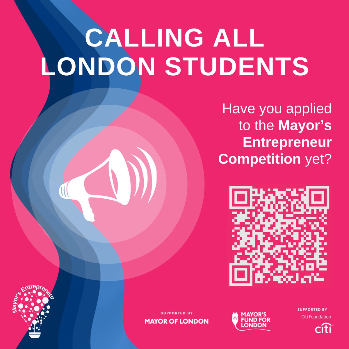 London students, time's running out to apply⏱️ 

Can your idea make London cleaner, greener and ready for the future? Winners receive £20k and business mentoring.  

Preparation events: bit.ly/3U1wrAQ
Event for UCL students: bit.ly/47G4p0W

#MayorsEntrepreneur