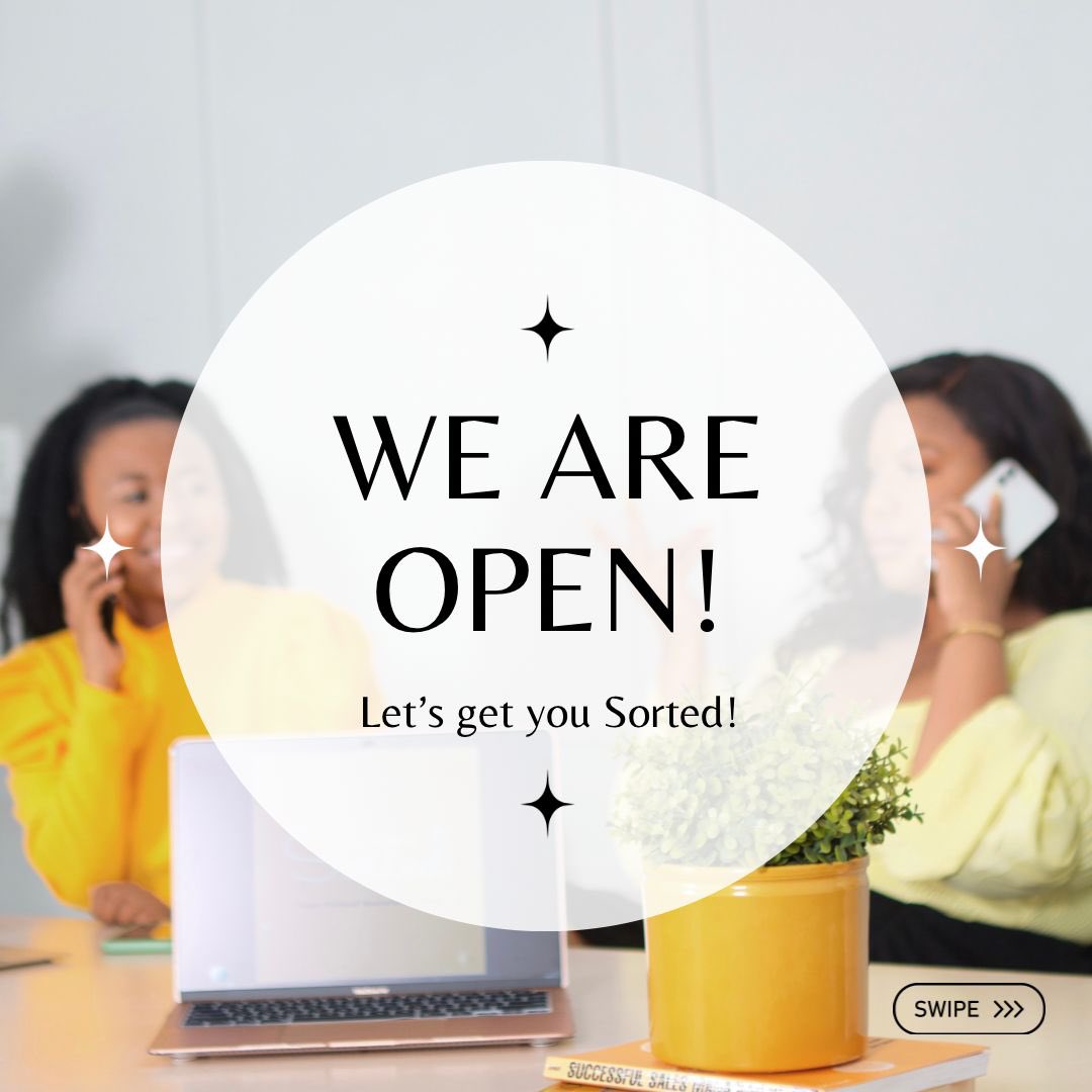 sorted_va's tweet photo. 😄💛We’re officially open for 2024! Happy new year!

Still wondering what virtual assistants do? Well we simplify your life and enhance productivity. Imagine having a dedicated helper to tackle tasks, organize your schedule, and boost your efficiency. 👩🏽‍💻

•
 #VirtualAssistants https://t.co/VW4oneTtai