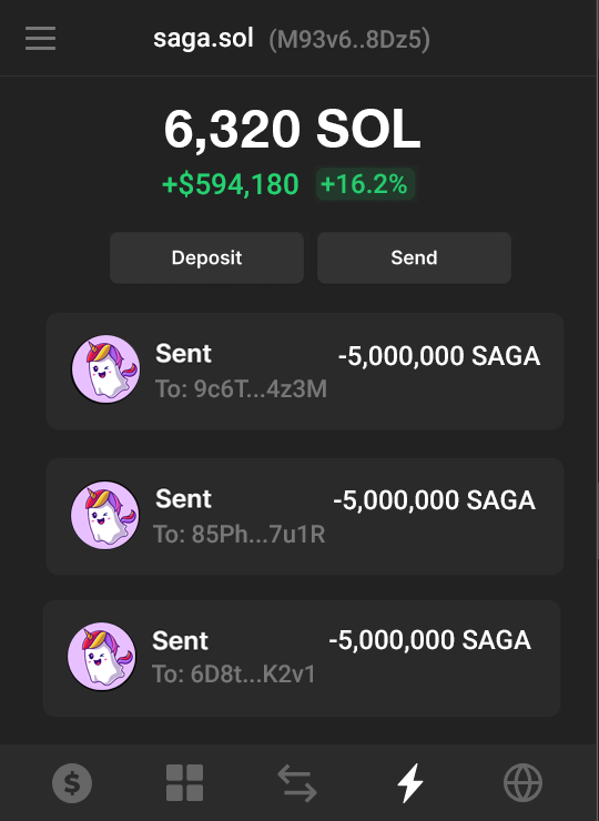 SagaCoin_Solana's tweet image. $SAGA Airdrop open for 24 hours🪂

Submit to claim 5,000,000 $SAGA today: forms.gle/AunCaA73Dy5Nd9…

FILL IT FAST, You're still early

Drop your Solana $SOL address below &amp;amp; RT 👇

#Solana #Airdrop