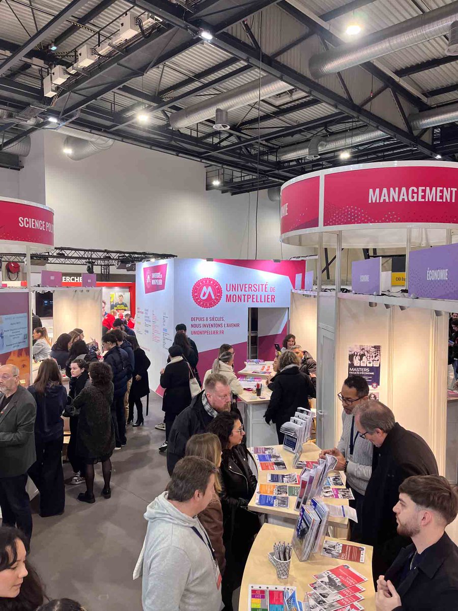Université de Montpellier (@umontpellier) on Twitter photo #Orientation 💡| 2eme jour du Salon de l'Enseignement Supérieur de Montpellier <a href="/letudiant/">l'Etudiant</a>.
💬 Venez rencontrer les étudiants, les enseignants et les équipes de l'Université de Montpellier, présents pour vous faire découvrir l'offre de formation de l'UM durant ces 3 jours. #Orientation 💡| 2eme jour du Salon de l'Enseignement Supérieur de Montpellier <a href="/letudiant/">l'Etudiant</a>.
💬 Venez rencontrer les étudiants, les enseignants et les équipes de l'Université de Montpellier, présents pour vous faire découvrir l'offre de formation de l'UM durant ces 3 jours.