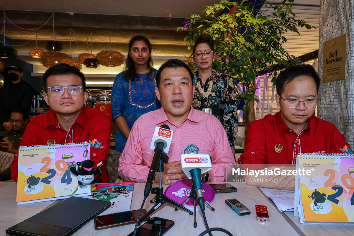 MalaysiaGazette's tweet photo. Exco Pelancongan, Industri, Pelaburan dan Pembangunan Koridor Perak, Loh Sze Yee hadir melancarkan Baucar Pelancongan #PromisingPerak sempena Tahun Melawat Perak 2024 di Warung Theater @ Cathay by Nifayyi, Ipoh.
Foto : ANIQ NABILAFIQ ANUAR
#mgperak https://t.co/q7hfgsCK21