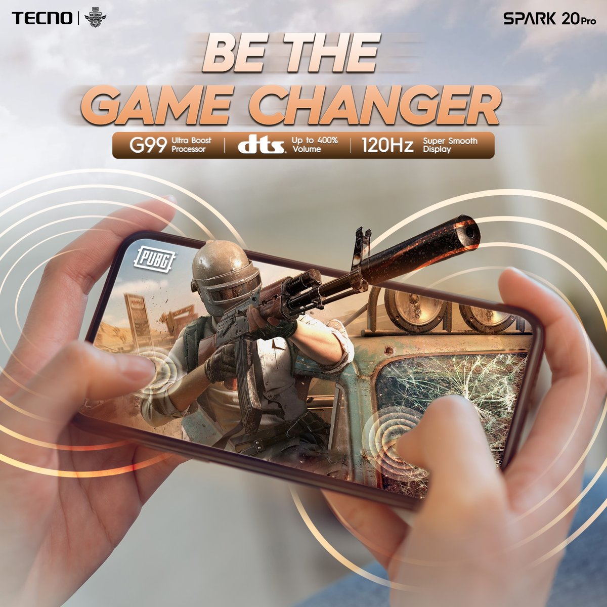 Be the game changer with TECNO SPARK 20