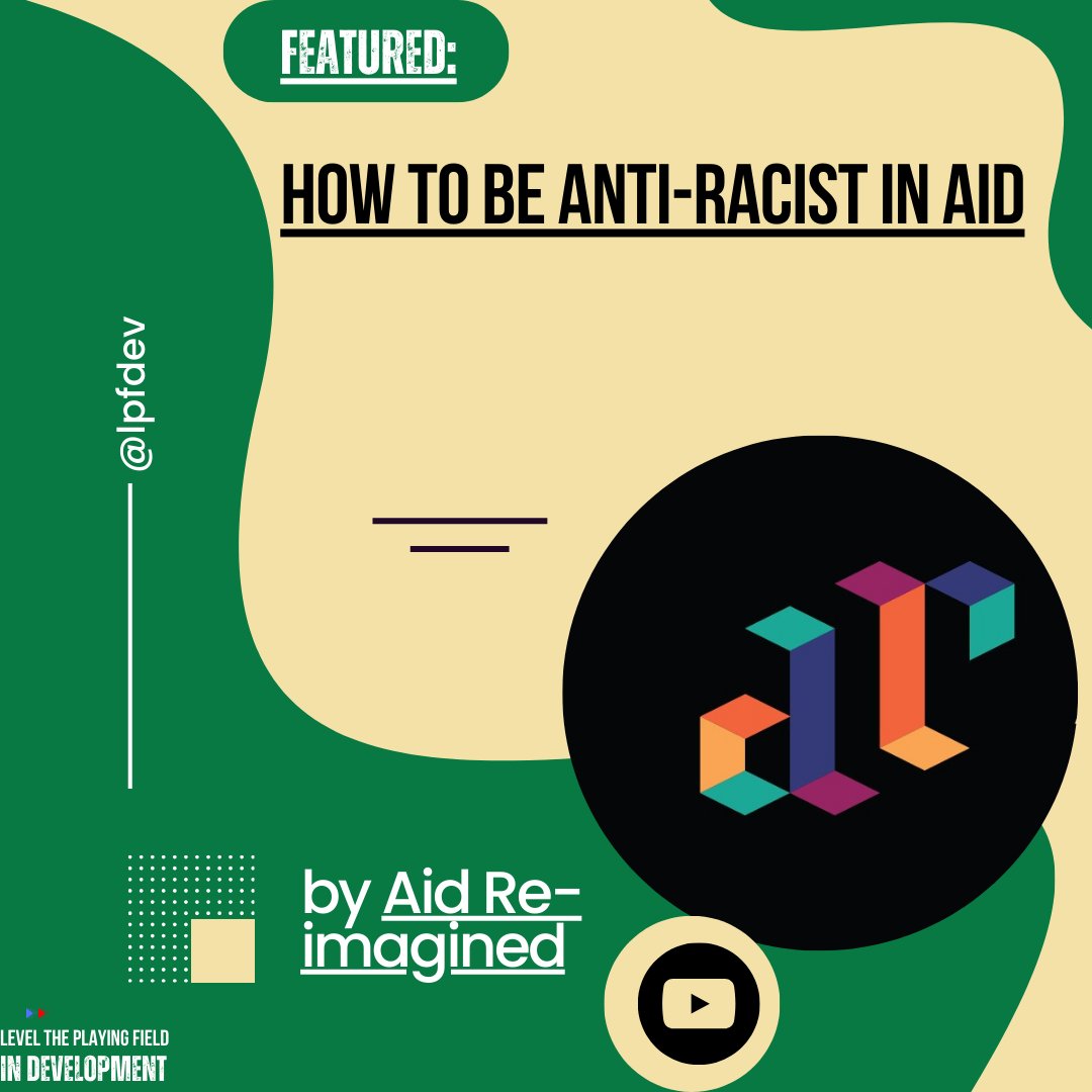LpfDev's tweet photo. "The global development and humanitarian aid sector has its own share of issues on racism that remains to be addressed."

https://t.co/ngvMFmSVxl

#decoloniseaid 
#intdev 
#decolonisation 
#AntiRacistInAid https://t.co/mQewPvdguR