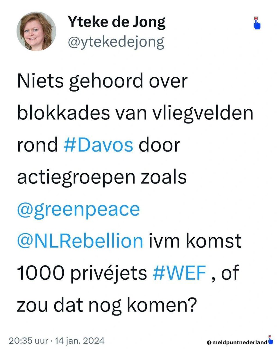 Inderdaad gek dat we niets zien of horen van Extinction Rebellion en andere tegenpartijen. De hele goegemeente van klimaatgekkies is bijeen in Davos #extinction #extinctionrebellion #davos #klimaat