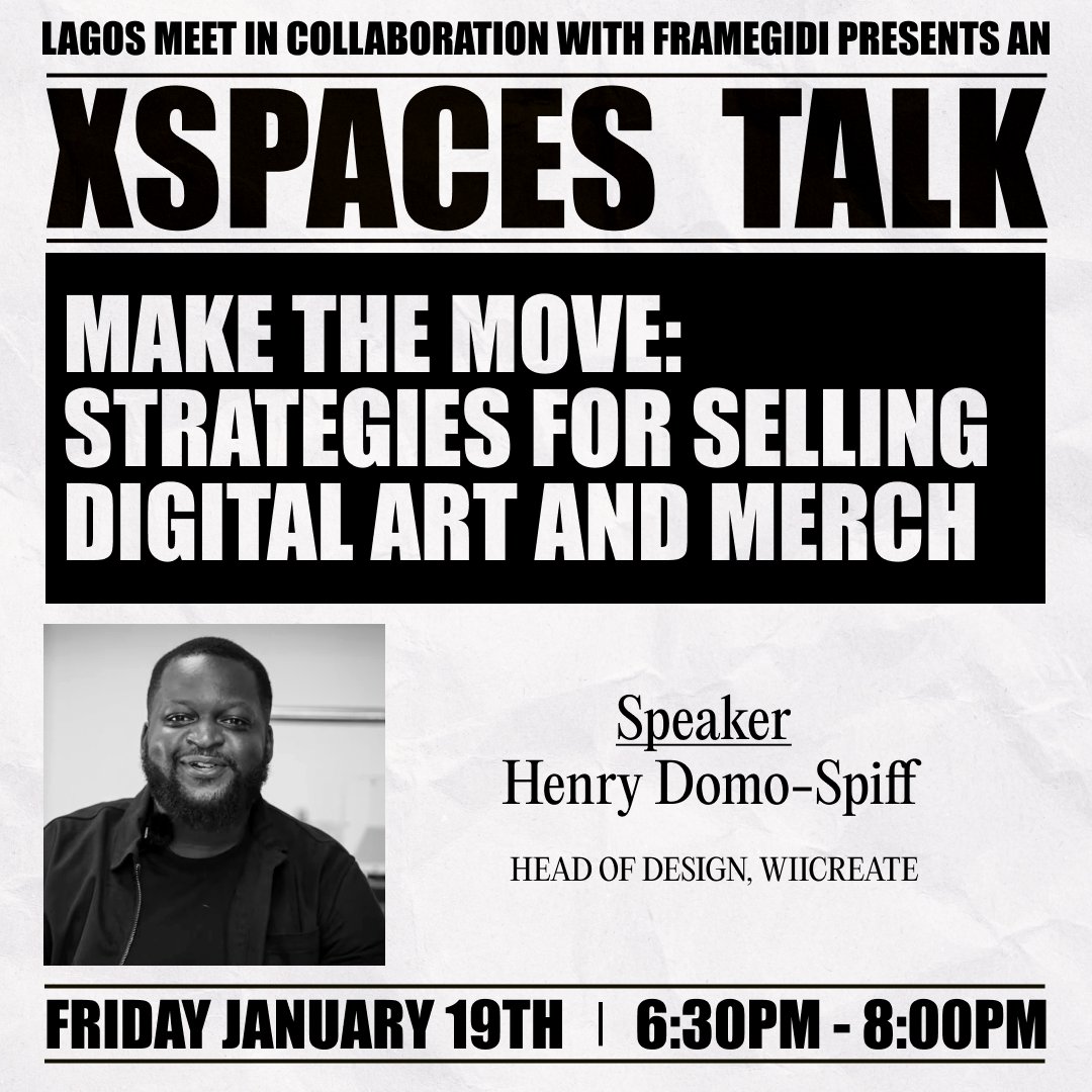 coker_oluwafemi's tweet photo. @LagosMeet @framegidi Henry of @wiicreate is a fantastic designer bringing creative leadership to the merch startup. Henry has tons of experience with helping brands and startups develop their branded materials; giving him insights into what works, what doesn't, and why. https://t.co/GEUCl6YPc7