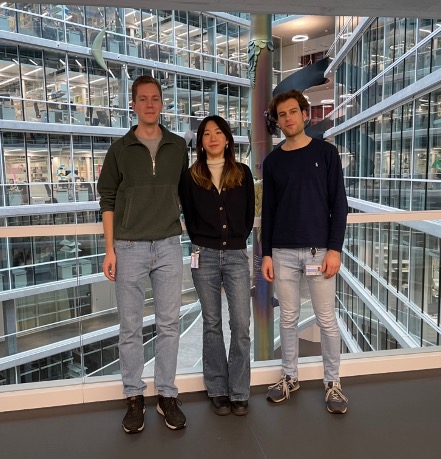 Welcome to our new master students, Leonard, Jia and Hilmar! We are wishing you a great stay in our group with lots of fun and great science during your thesis projects🧪🥼🦠