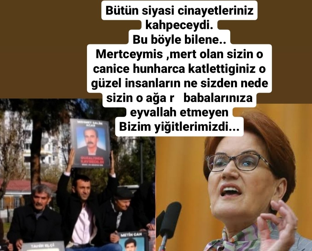 İşlediğiniz cinayetleri kamuoyu önünde açıklamazsanız namertsin..