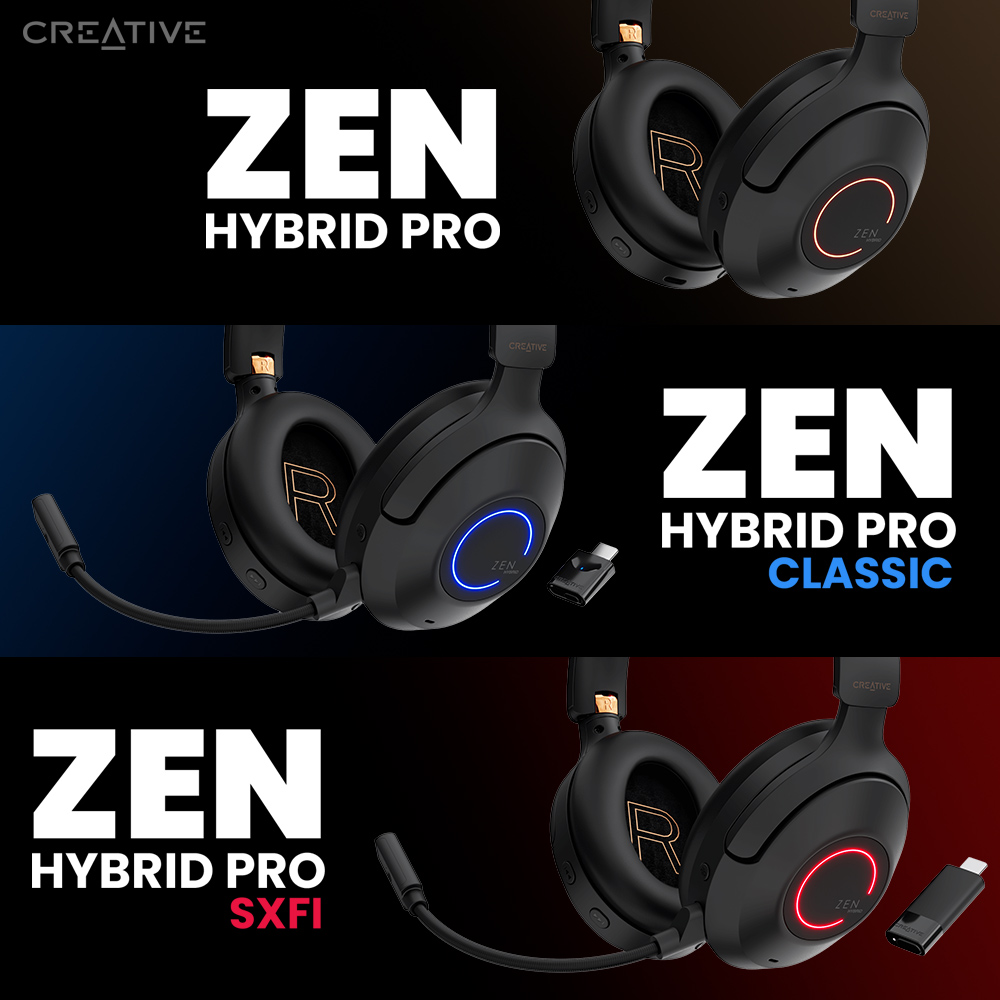 CreativeCMKK's tweet photo. 次世代Bluetooth LE Audio対応 ワイヤレス ヘッドホン 好評発売中‼️
Zen Hybrid Pro シリーズで、LEAudioや超低遅延のULL モード、ブロードキャスト オーディオをお楽しみ頂けます
https://t.co/l3ZD747sUy
#Creative #ZenHybridPro #Bluetooth #LEAudio #LC3 #ULL #LC3plus #ブロードキャスト https://t.co/6tG4h4w4RP