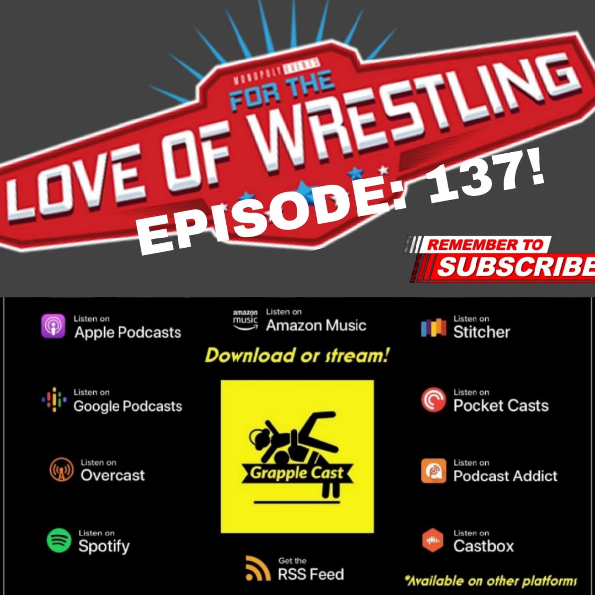 EPISODE 137!
Our interview with James at <a href="/ftlowrestling/">For the Love of Wrestling</a> ! Everything about what it takes to put on a #wrestlingconvention in the UK!

DOWNLOAD, SUBSCRIBE AND STREAM NOW;
open.spotify.com/episode/1j1BG8…

#wwe #wweraw #smackdown #aew #wrestling #podcast #wrestlingpodcast #tna #convention
