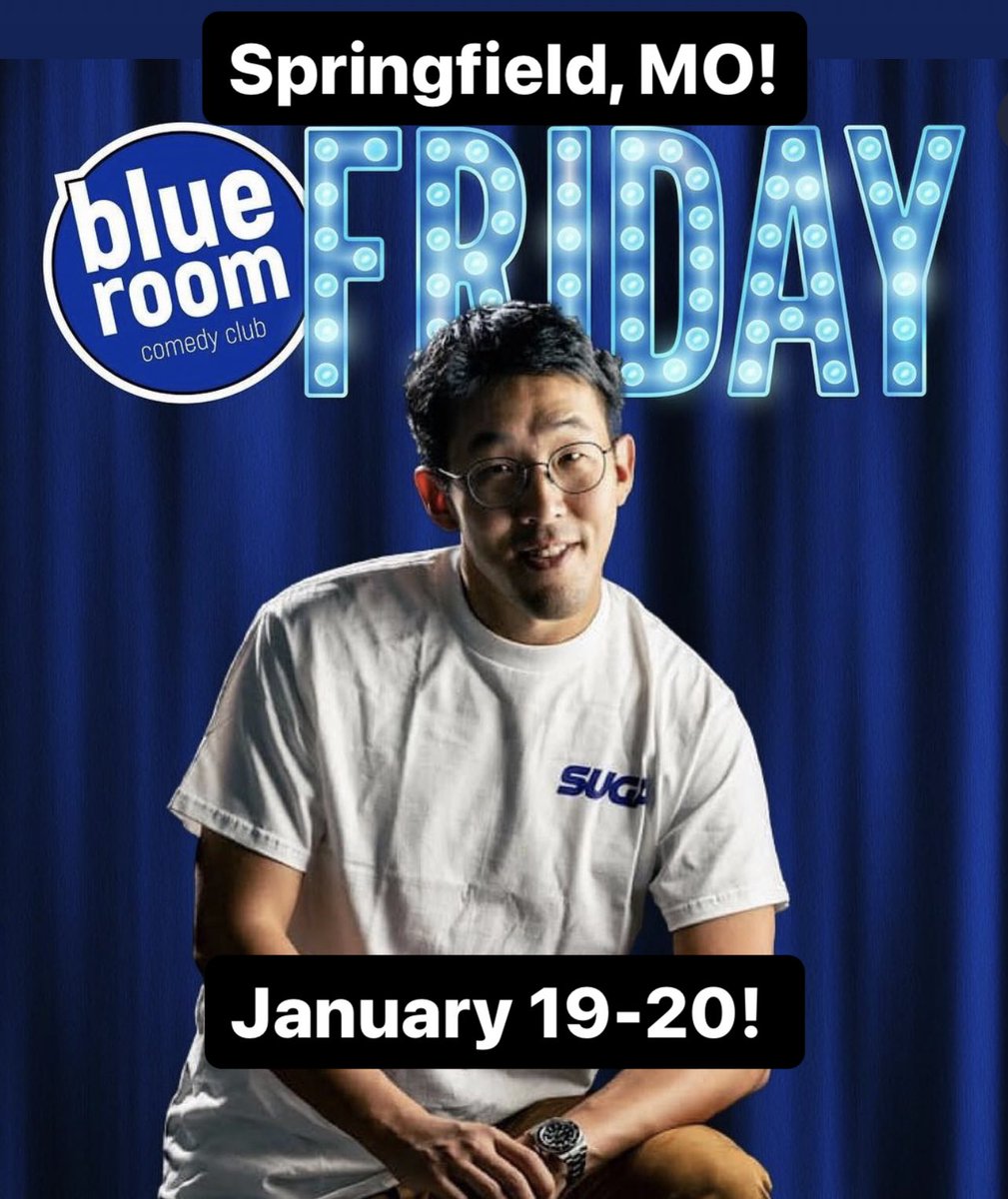 This weekend! Tickets here! blueroomcomedyclub.com/events/77074