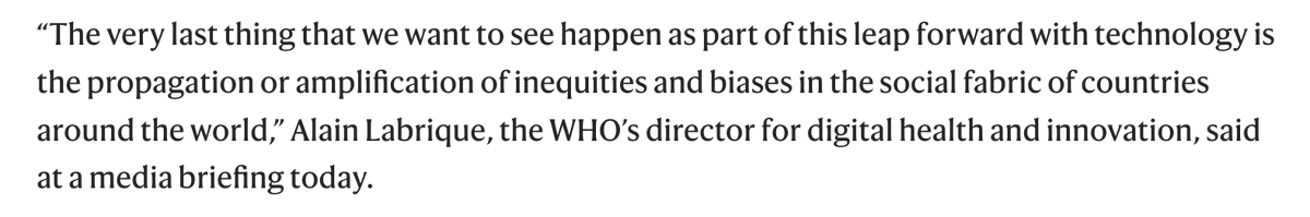 Alain Labrique tweet media