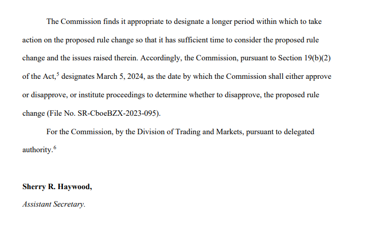 HipAthemis's tweet photo. #SEC trì hoãn #ETF #Ethereum Spot của Fidelity tới 05/03, hạn chót quyết định là 23/05 !! https://t.co/CSuxp9f3Re