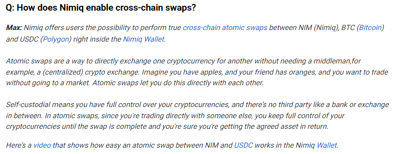 #Nimiq breaks barriers with true cross-chain #AtomicSwaps! @Max_Nimiq reveals the power of Nimiq Wallet, enabling seamless exchanges between $NIM, $BTC, and $USDC — no middleman needed. 🔄 Experience self-custodial control, trading directly with ease. 💫🌐