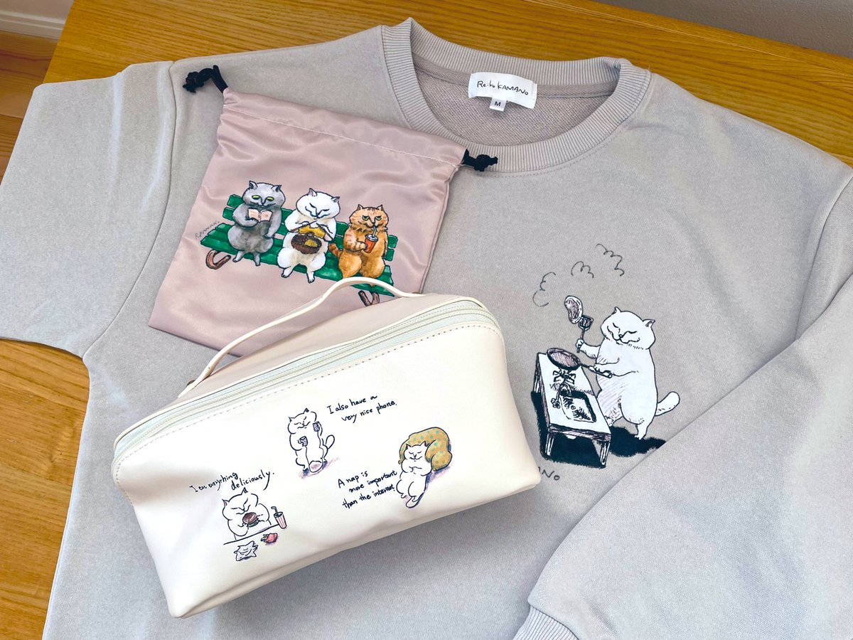forbbasonic's tweet photo. カマノレイコさんグッズ届いた
今回も抜群に可愛いです🐈✨
ポーチが大きくて(わたしの確認不足)思いっきり笑ってしまったけど何に使おうかな☺️
#カマノレイコ https://t.co/RiPAnbNVzV