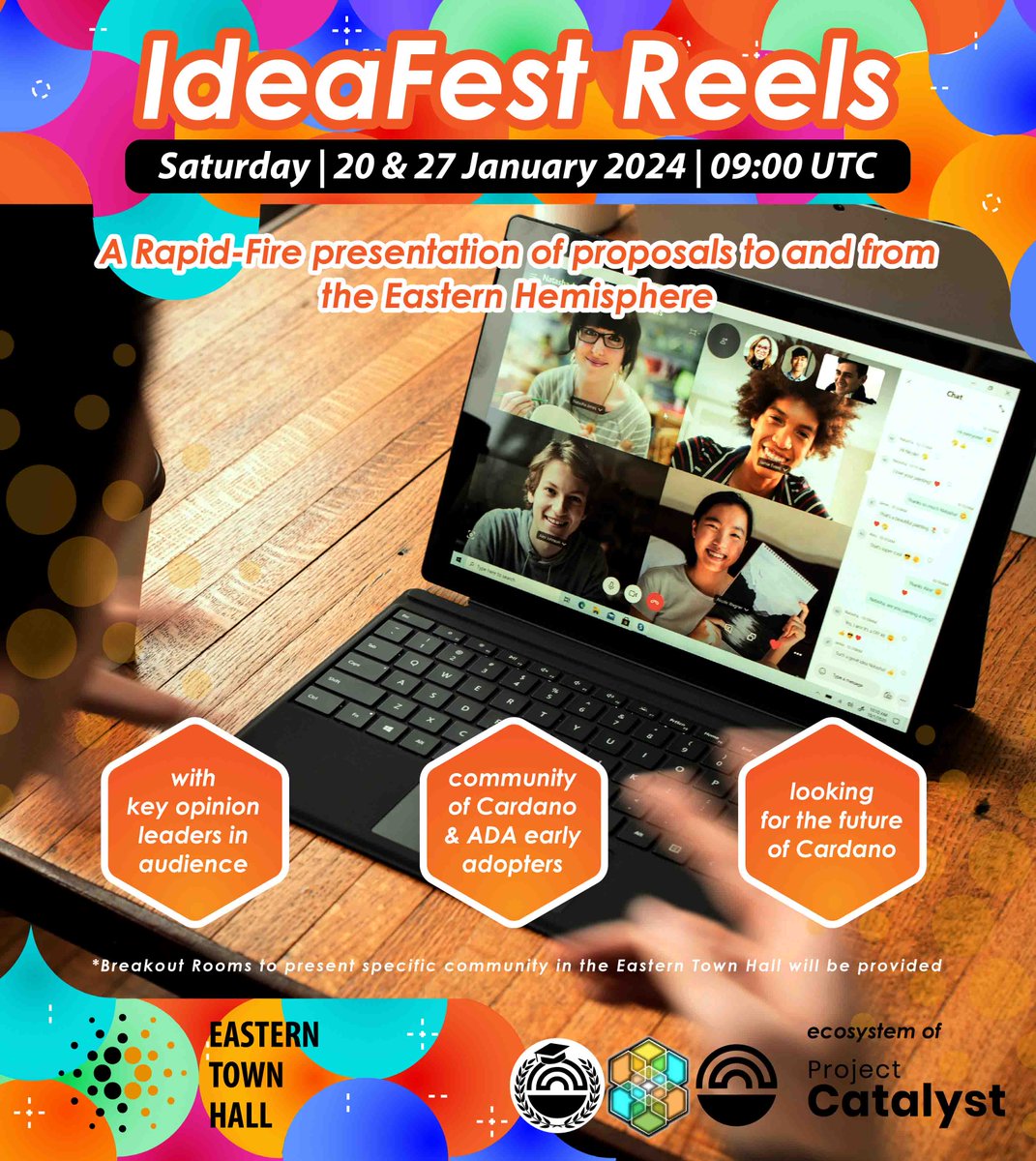 📢Tomorrow at 9AM UTC, will be our first batch of IdeaFest Reels F11 presenters.

IdeaFest Reels F11 has been tweaked by:
1) more time for questions &amp; discussions
2) less participants (quality over quantity)
3) allowing questions prior presentation

📍To submit your beforehand