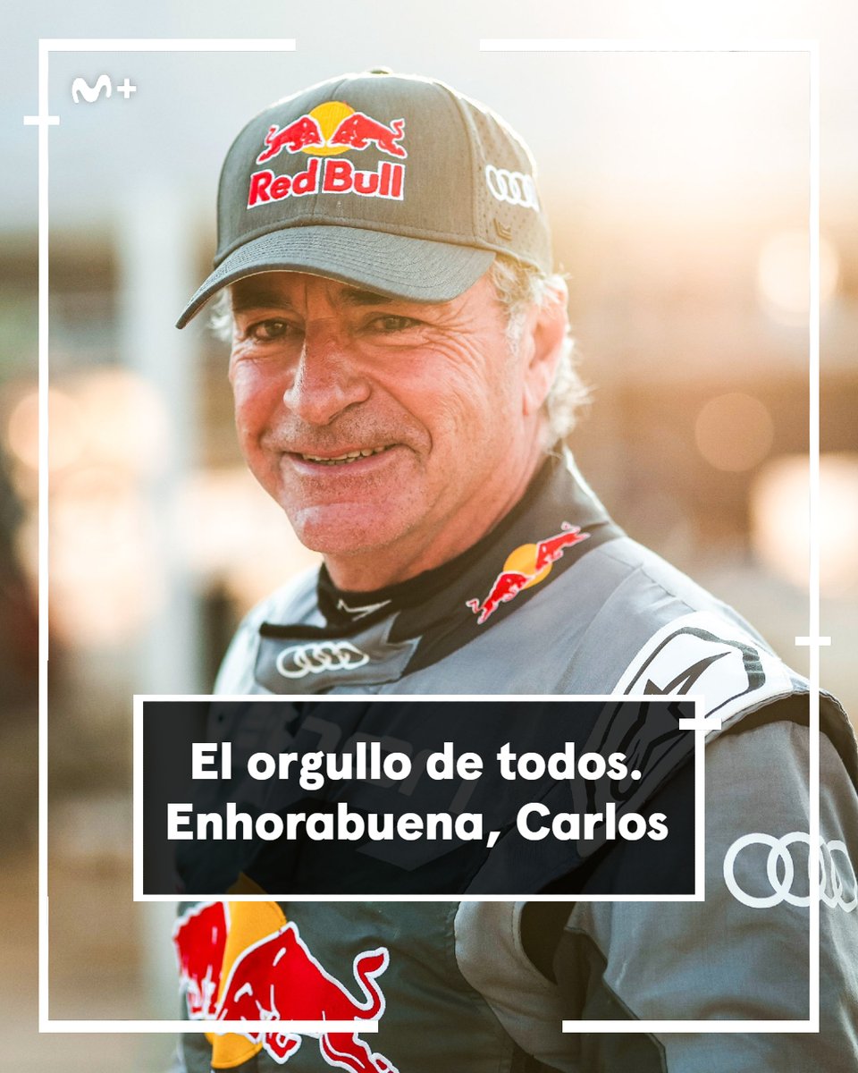 ¡¡¡Carlos Sainz conquista su cuarto #Dakar2024!!!

𝐓𝐞𝐭𝐫𝐚𝐜𝐚𝐦𝐩𝐞𝐨́𝐧. 𝐋𝐞𝐲𝐞𝐧𝐝𝐚. 𝐎𝐫𝐠𝐮𝐥𝐥𝐨.
Simplemente, <a href="/CSainz_oficial/">Carlos Sainz</a>. 🇪🇸🏆
