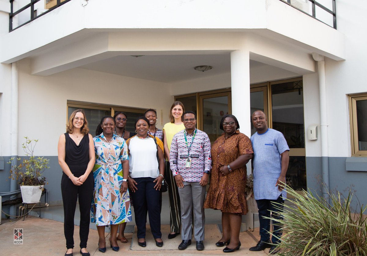 KCCR_GH's tweet photo. Delegation from @giz_gmbh visit KCCR as part of Appraisal Mission for a Project on Local #Vaccine Production.
Read more ๐: https://t.co/SY0M2sR7E1
#KCCR #knust #BNITM https://t.co/DPBIuggYxq