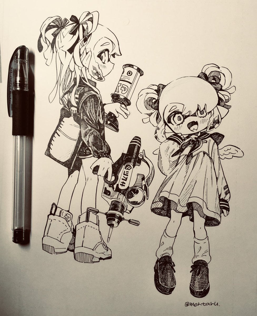 インクリング 「供養」|飴沢//いちごイチエ🍼ヤンデレめる子連載中🌈🍭のイラスト