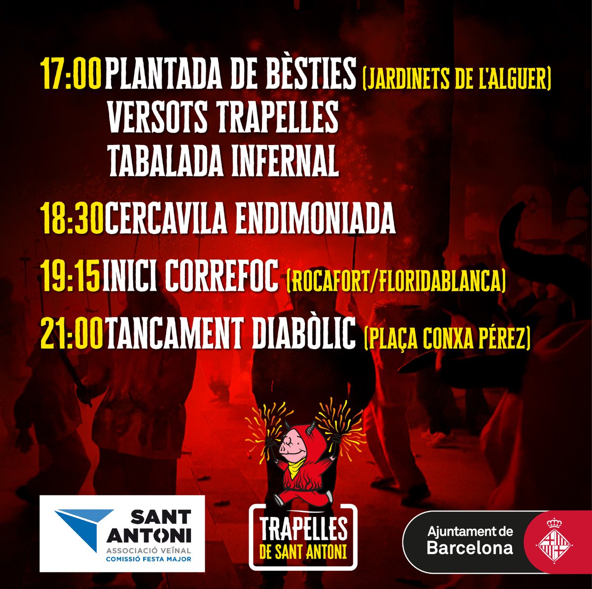 Trapelles de Sant Antoni tweet media