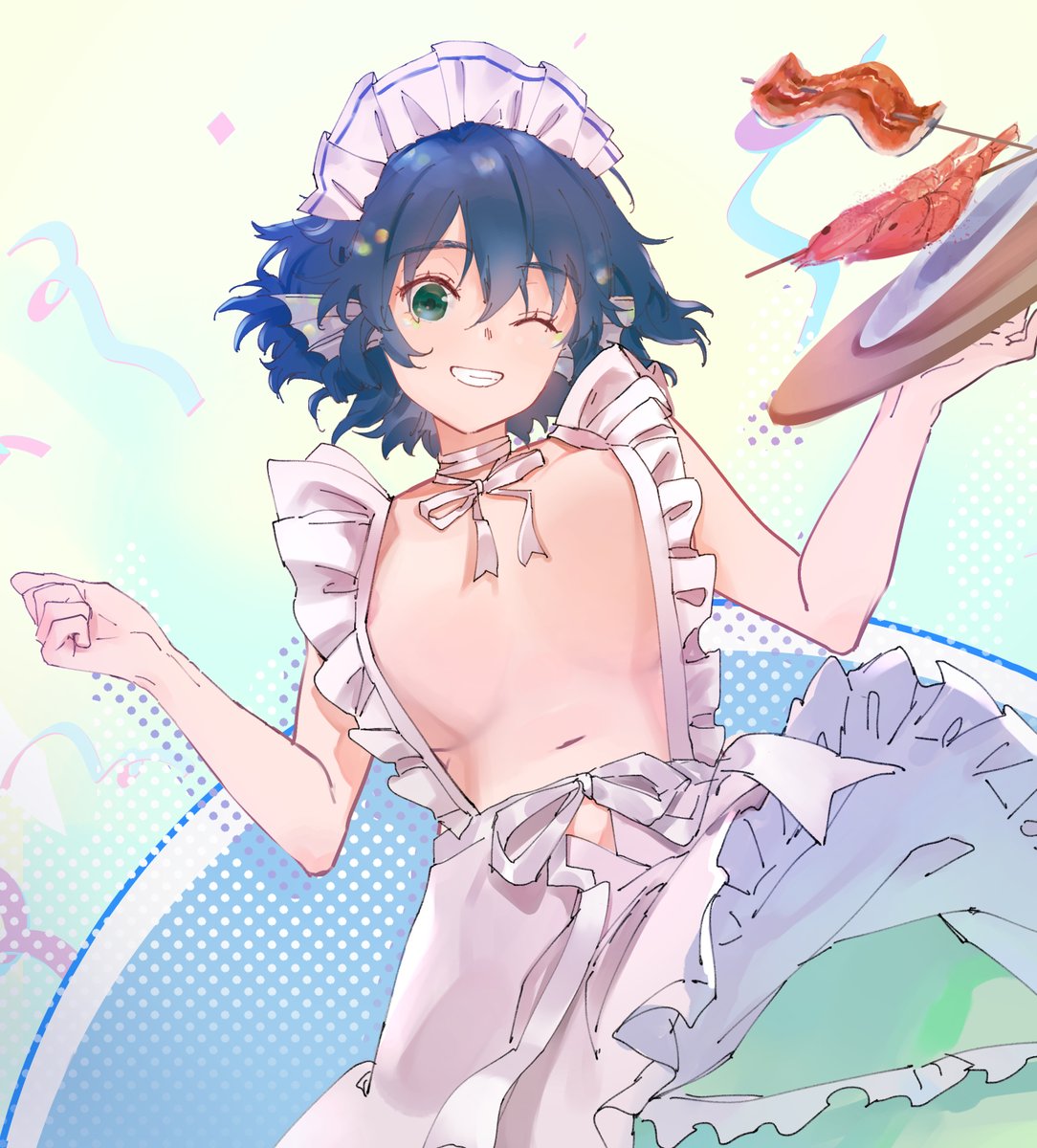 Indis_yuuuu's tweet photo. Maid Mermaid

#わかさぎ姫 https://t.co/0eZXdNs6wO