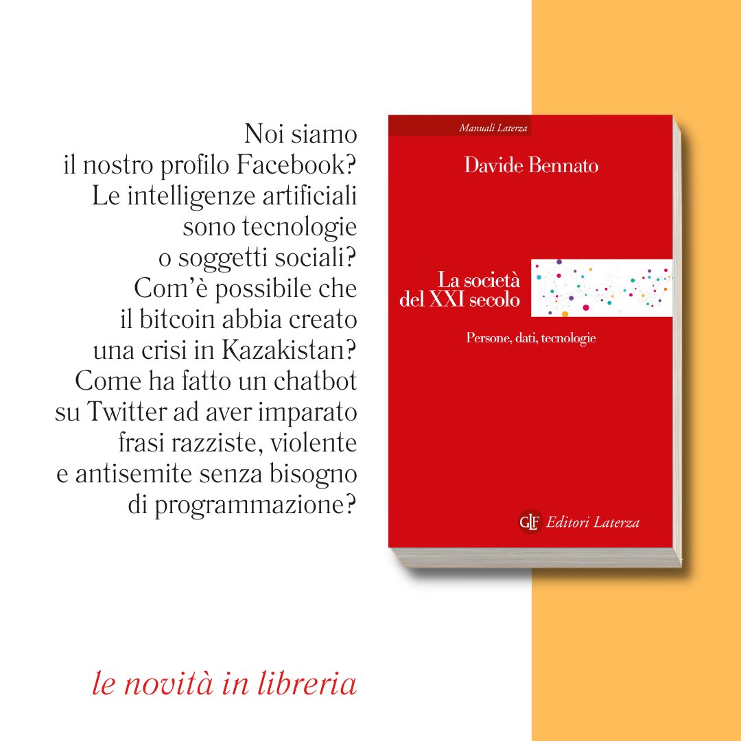 #NOVITÀ in libreria! Più info sui titoli qui: laterza.it/novita-mese.php #letture #libri #leggere