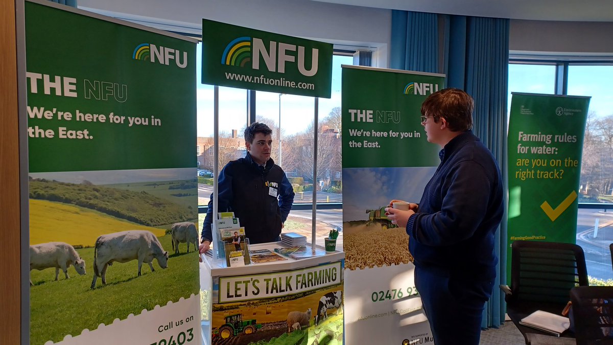 We're at <a href="/Rothamsted/">Rothamsted Research</a> for the first of this year's Farm Business Update meetings, working with others including <a href="/AdviserSPS/">Richard Wordsworth</a> <a href="/CLAEast/">CLA East</a> <a href="/AnglianWater/">Anglian Water</a> <a href="/EnvAgencyAnglia/">EnvAgencyAnglia</a> <a href="/FWAGeast/">FWAG East</a>  &amp; <a href="/NaturalEngland/">Natural England</a>