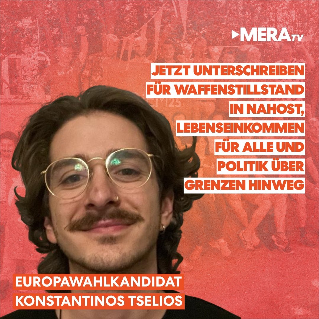 Neue Folge MERATV mit Europwahlkandidat Kosta Tselios: Jetzt unterscheiben für #freePalestine, Lebenseinkommen und transnationale Politik

Jetzt anschauen, anhören und teilen!

Video: youtu.be/8G87lGuCXvI
Podcast: podbean.com/eas/pb-n4jxf-1…