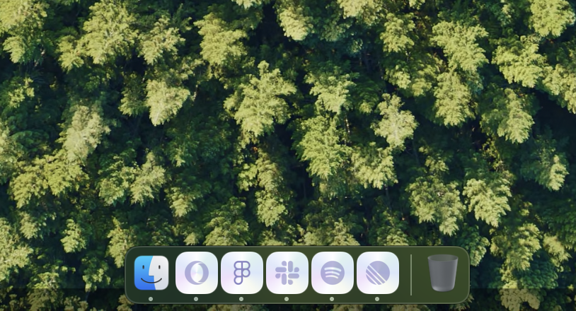 _krzl's tweet photo. MacOS Custom App Icons holo https://t.co/2kMLfhoD63