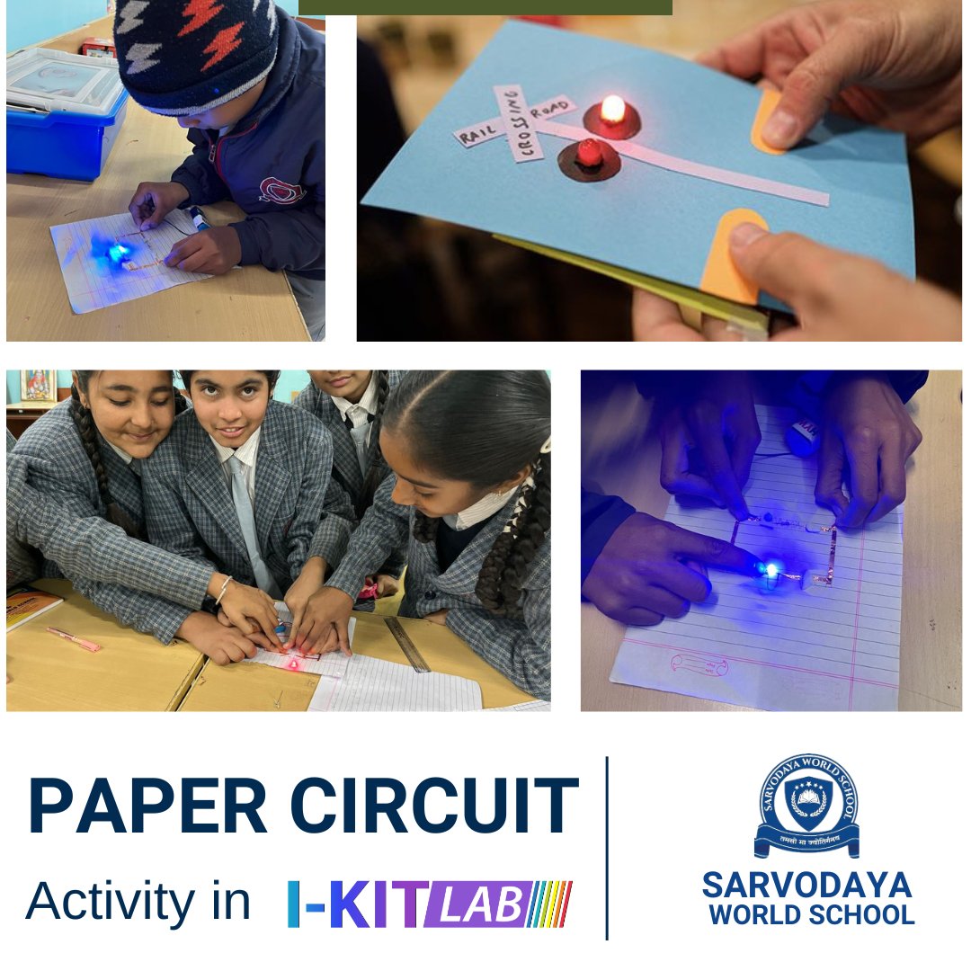 Sarovadaya World School!

Exploring the World of Electronics 🌟✨ Join us for a Paper Circuit Adventure at I-KIT Lab, 

#STEMeducation #PaperCircuits #IKITLab #SarovadayaWorldSchool #TechInnovation #HandsOnLearning #ElectronicsFun #SchoolActivities #InnovationHub #EdTech