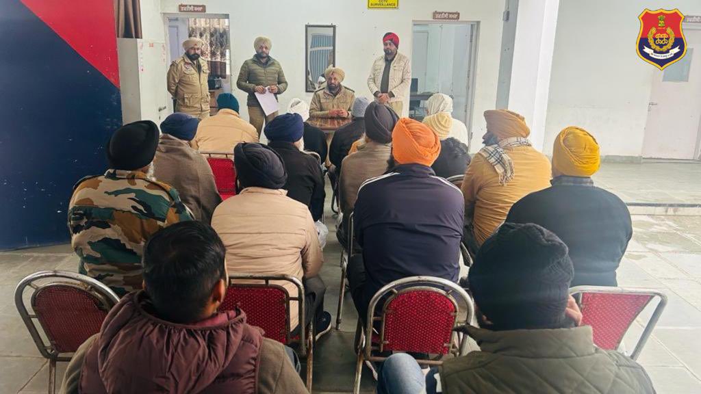 SAS Nagar Police held a meeting with the managers and priests of religious places regarding the upcoming Republic Day celebrations and informed them about installing cameras at their respective religious places. #securityreviewmeeting
