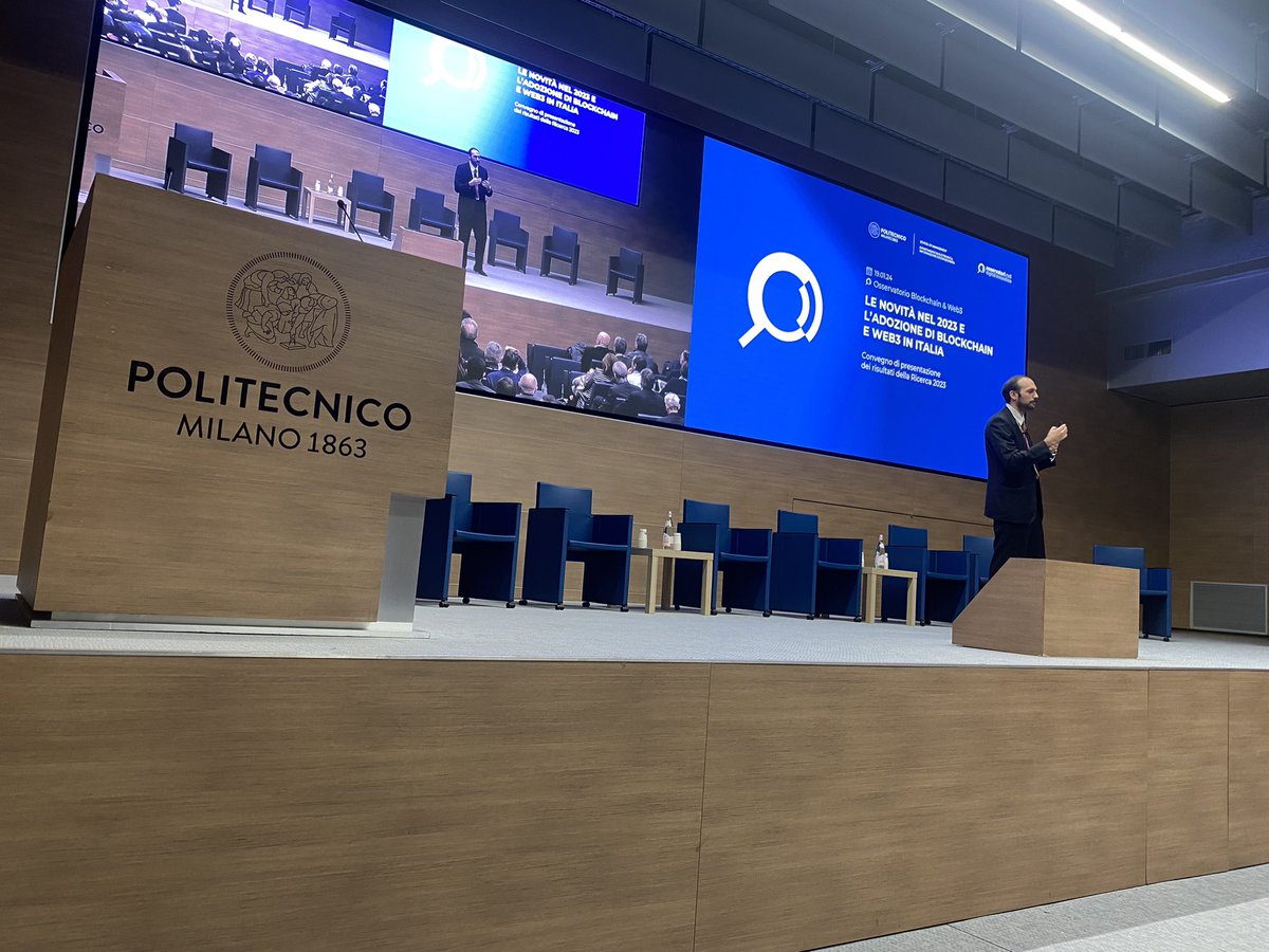 Osserv_Digital's tweet image. Interviene Jacopo Fracassi, Ricercatore dell’Osservatorio #Blockchain &amp;amp; #Web3, per fare un focus sul mercato italiano #ossblockchain24