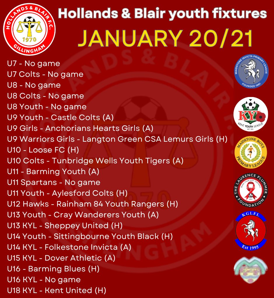 handbfcyouth's tweet photo. Let's hope it warms up a bit for our @hollandsblairfc youth sides this weekend❄️. We've got 15 games across five leagues as we march toward the business end of the season. Good luck to all our boys and girls ⚽⚽️⚽️⚽️🔴⚪️🔵🟡 @KentYouthLeague @KGLFL @PrimaryLge https://t.co/S2Y0NzXOWE