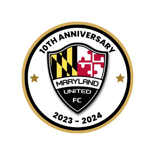 🎉🎈 Join the party! 🎂✨ Maryland United is turning 10! 🥳🎊 It feels like just yesterday we became Maryland United during the 2013-2014 season. 🌟  🙌❤️🤍🖤 A massive THANK YOU to our fantastic members for being the heartbeat of our club today and in the years ahead!  🎉⚽