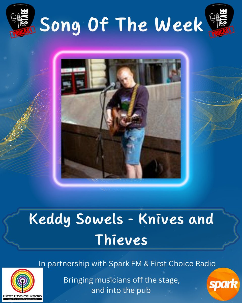 Our third Song Of The Week goes to @keddysowelsmusic with their track ‘Knives and Thieves'. Absolutely fantastic song, please give it a listen! Partnered with: @spark_localmusic @DJMikeRyan #music #song #songoftheweek #musician #grassroots #podcast #offthestage #radio #guitar
