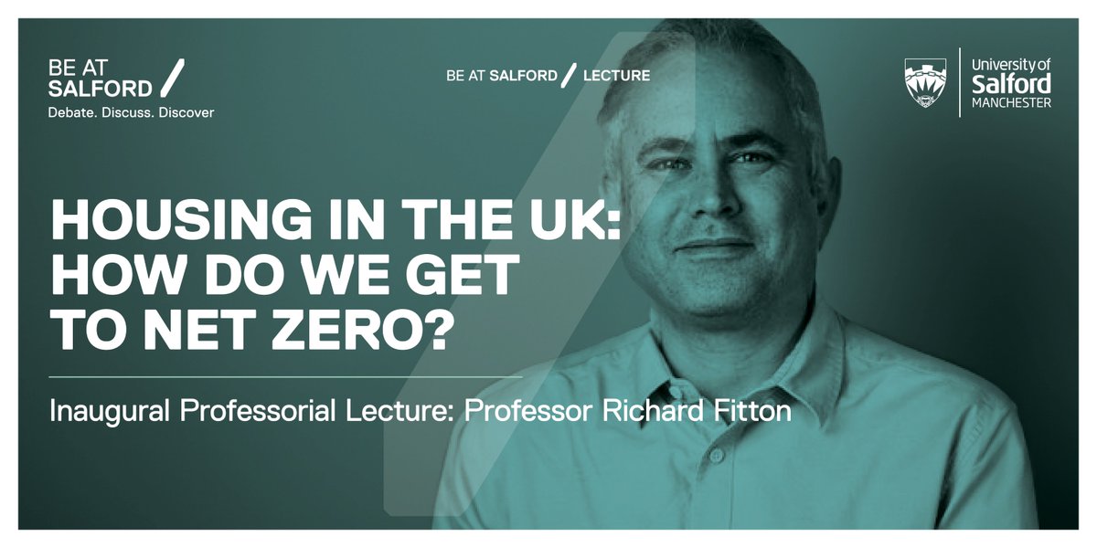 Join us on our Peel Park campus on the 25th January to hear Professor Richard Fitton discuss how we can get to Net Zero 🌳 More information here: ow.ly/hPYB50QspJb