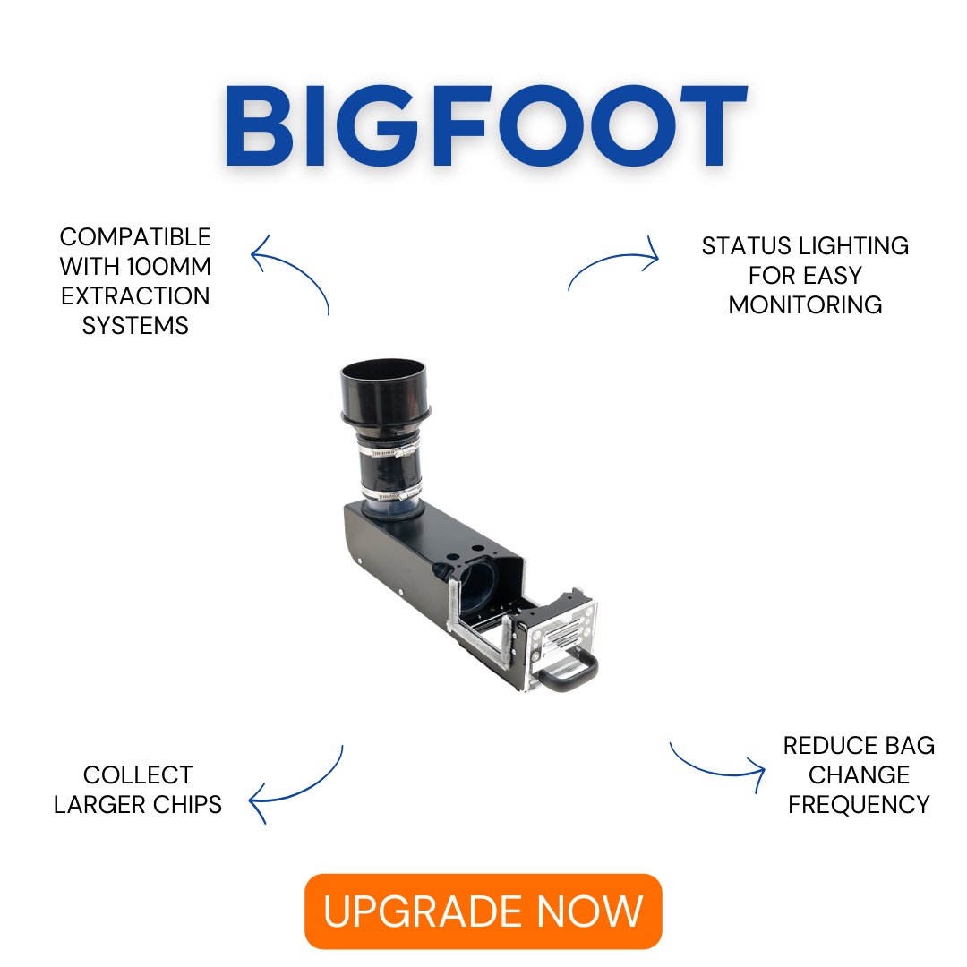 yetitool's tweet image. Elevate your SmartBench experience with BigFoot – the ultimate upgrade! 🛠️✨ Unleash the power of industrial extraction and real-time status monitoring. Upgrade today and step into the future of CNC innovation! 🔧🔍

#bigfoot #cncrouter #yetitool