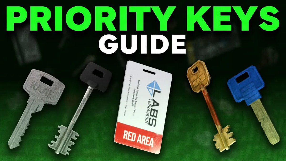 Pestily's tweet image. Spent a lot of time making this super polished but should be ideal for anyone wanting to know what keys they should be buying and looking for as they play through! #escapefromtarkov @bstategames 

⬇️Link Below ⬇️