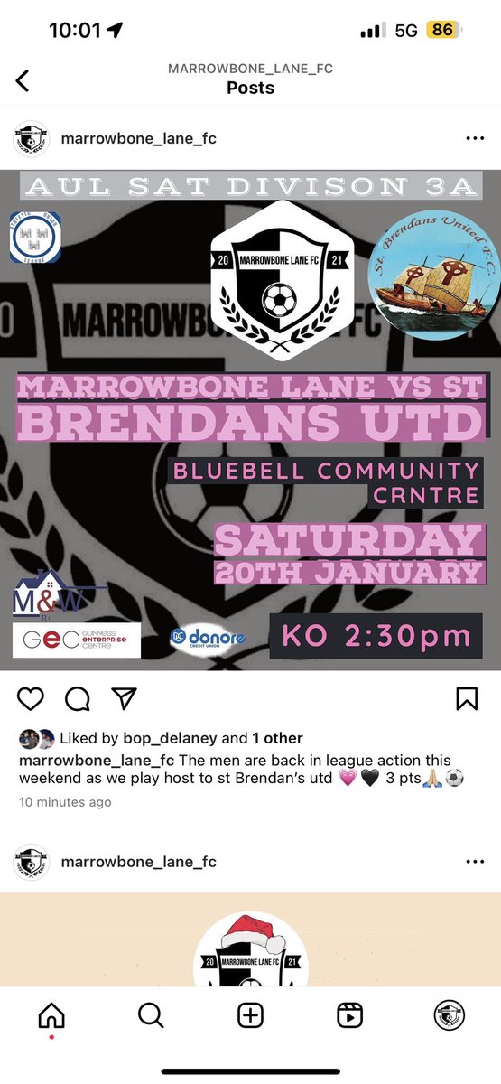 MarrowboneFc's tweet photo. Back in league action this week,support greatly appreciated🖤🤍 @AULleague https://t.co/h71wSgNiCr