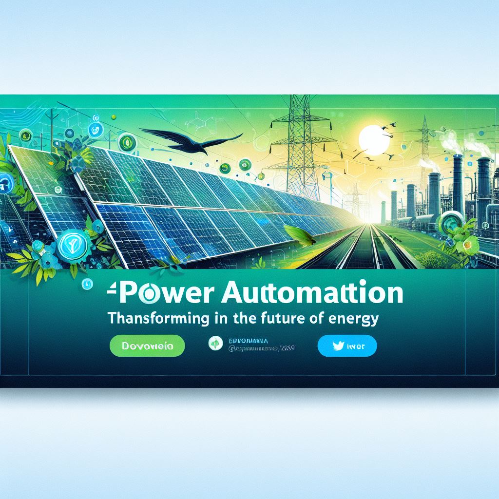 ShrutiPriya07's tweet image. &quot;Transform your daily grind into a powerhouse of productivity! 💪⚡ Explore the world of #PowerAutomation and watch your tasks seamlessly unfold. Say goodbye to manual hassles, hello to efficiency! 🚀 #TechTuesday #AutomationRevolution
#powerautomatiom&quot;