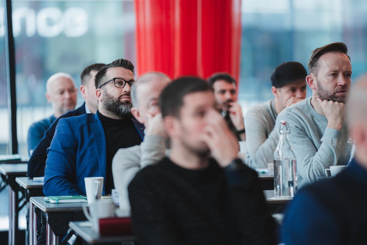 isaacarques's tweet photo. Amazing week in Amsterdam with European Club Association (ECA)   ⚪️🟢

Great experience learning from great professionals and sharing knowledge with 🔝heads of academies from the best european football clubs. All this program in an incomparable frame: The Cruyff arena https://t.co/03scbr8MEQ