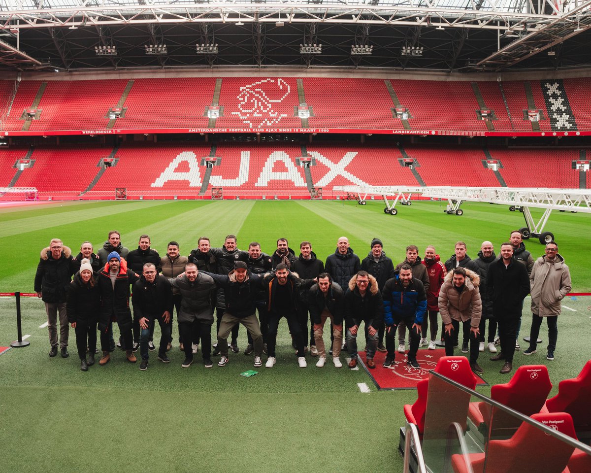 isaacarques's tweet photo. Amazing week in Amsterdam with European Club Association (ECA)   ⚪️🟢

Great experience learning from great professionals and sharing knowledge with 🔝heads of academies from the best european football clubs. All this program in an incomparable frame: The Cruyff arena https://t.co/03scbr8MEQ