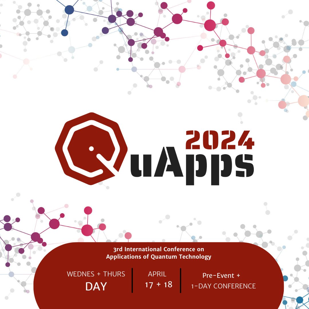 IVAM Microtechnology (@ivam_micro) on Twitter photo 📢 QuApps 2024: Application Programm Now Online! Don't miss out on the International Conference on #QuantumTechnology Applications!
📆 April 18, 2024 (+Get-Together on April 17, 2023) <a href="/fz_juelich/">Forschungszentrum Jülich | @fzj@social.fz-juelich</a>
Register via: quapps-conference.com/register-now
#quantumcomputing #quantumapplications 📢 QuApps 2024: Application Programm Now Online! Don't miss out on the International Conference on #QuantumTechnology Applications!
📆 April 18, 2024 (+Get-Together on April 17, 2023) <a href="/fz_juelich/">Forschungszentrum Jülich | @fzj@social.fz-juelich</a>
Register via: quapps-conference.com/register-now
#quantumcomputing #quantumapplications